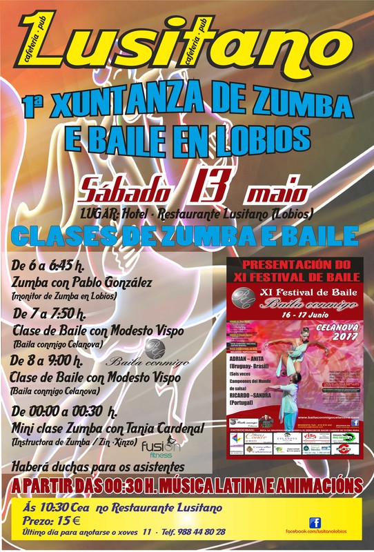 1ª XUNTANZA DE ZUMBA E BAILE EN LOBIOS